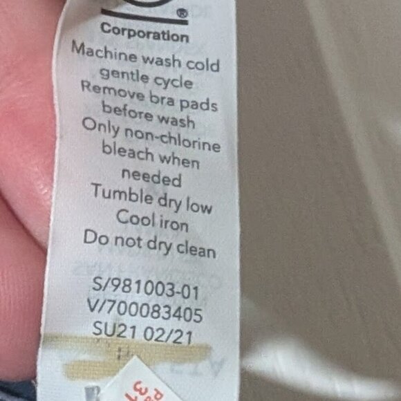 Athleta | Intention Crop D-DD In Blue Colorblock - Picture 9 of 10